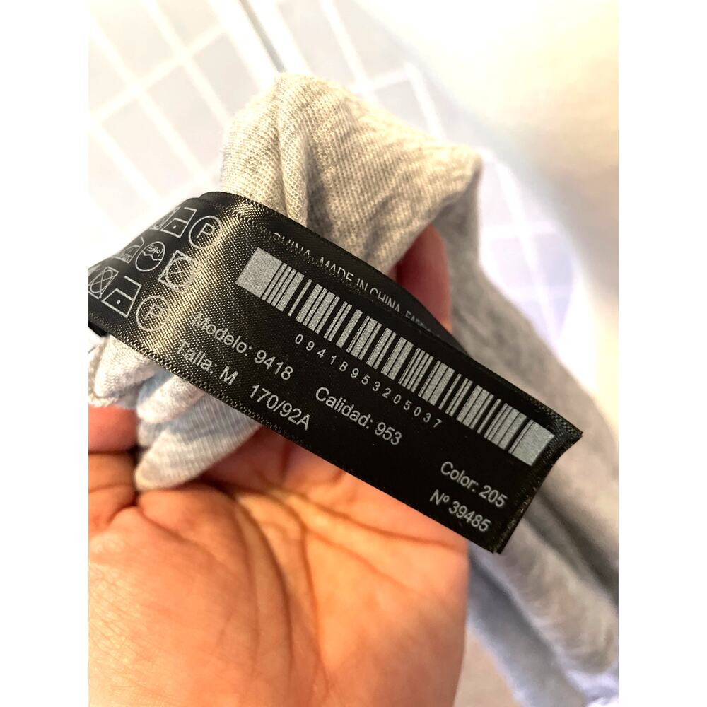 Massimo Dutti NEW Gray Racerback Drape Tank M Super Soft Quiet Luxury Minimalist - Picture 8 of 10